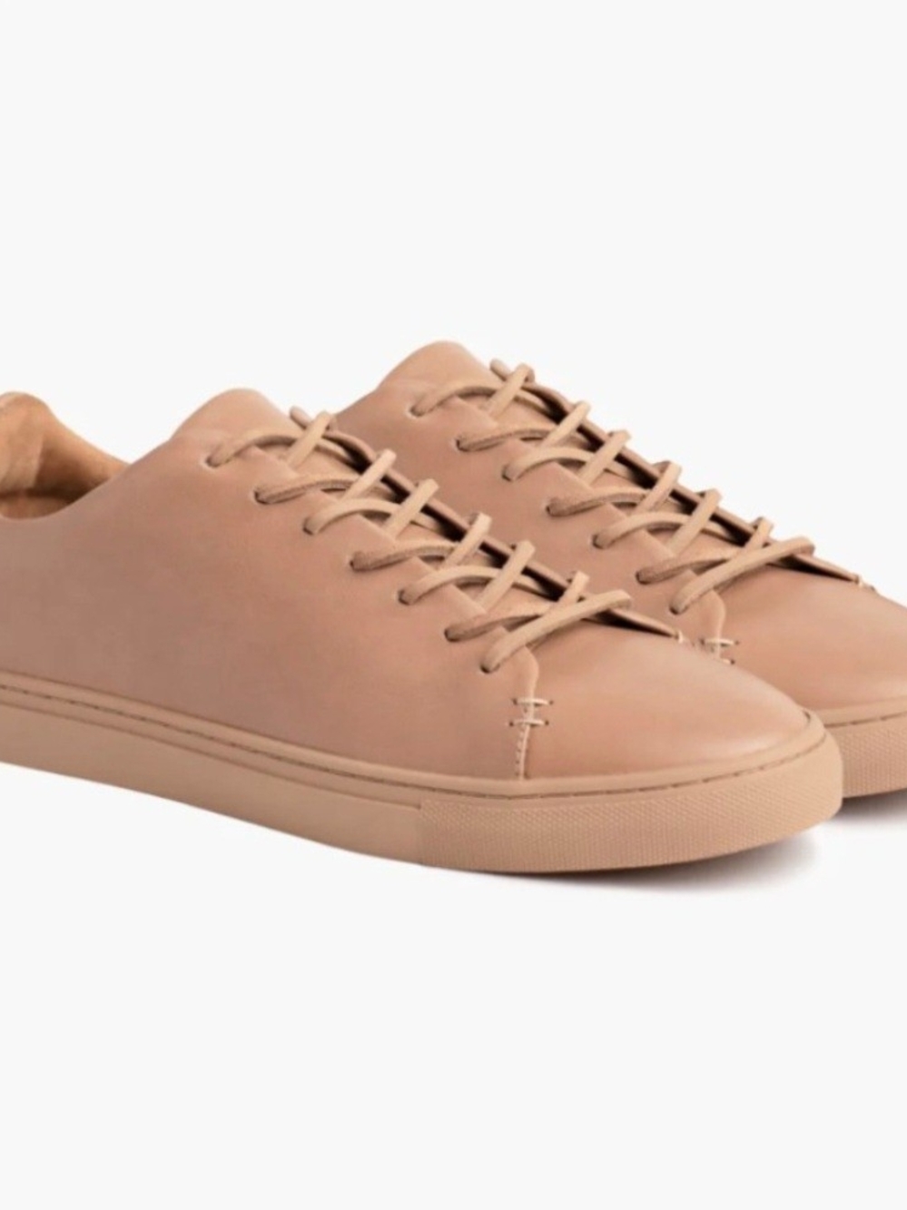 Thursday Minimalist Tan Leather Men's Sneakers Size 8.5